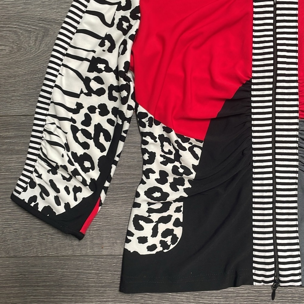 Joseph Ribkoff zip up blouse - Picture 6 of 10
